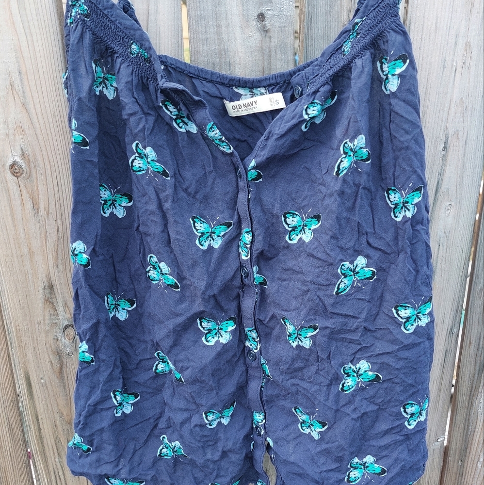 Old Navy Butterfly Tank Top